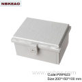 Plastic waterproof outdoor enclosures with hinged door outdoor telecommunication enclosure surface mount junction box ip65 box